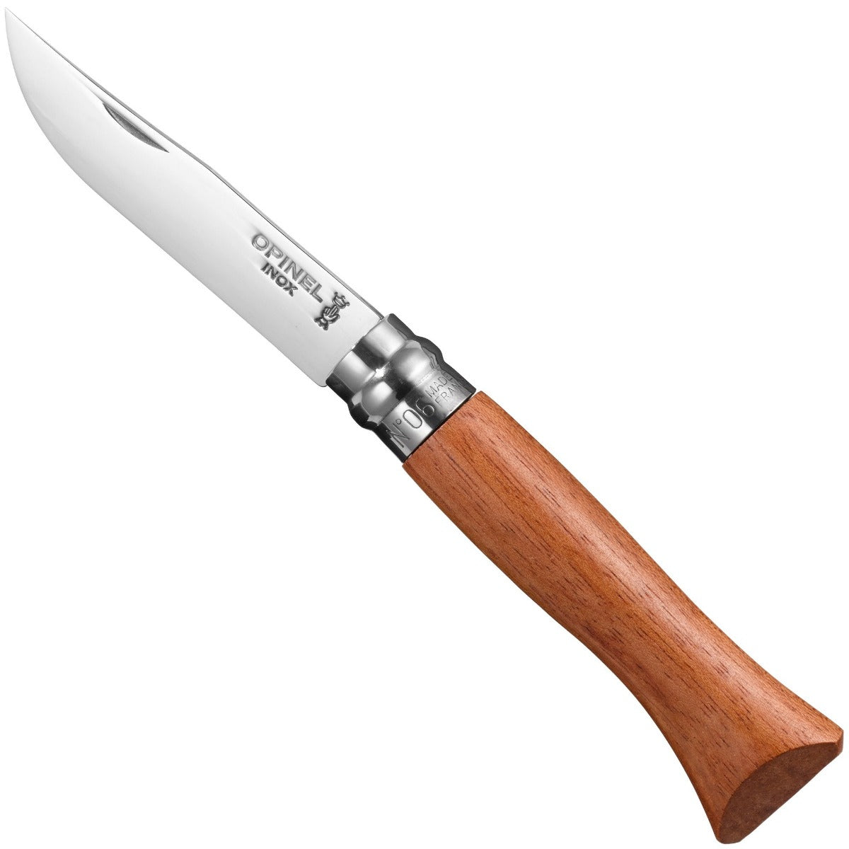 No.06 Padouk Polished Stainless Steel Folding Knife