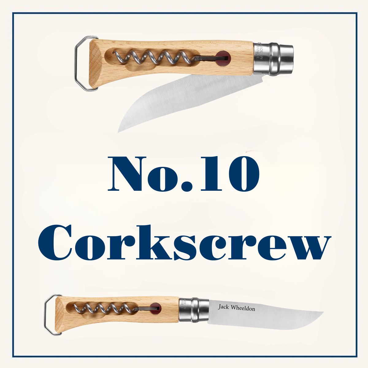 Engraved Gift Bundles | Set of 6 No.10 Corkscrew knife with bottle opener