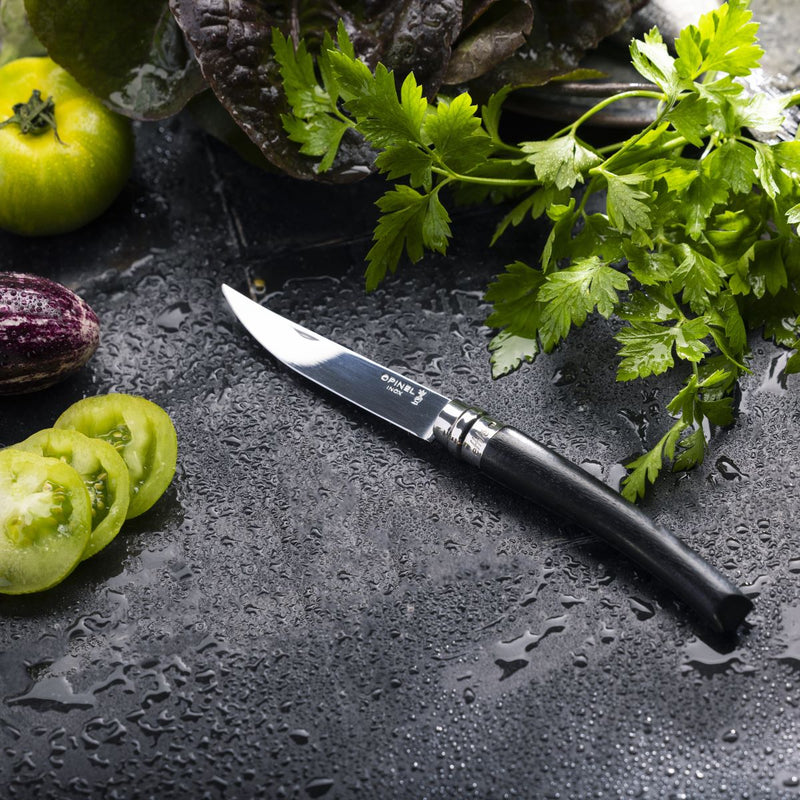 No.10 Effilé Stainless Steel Slim Folding Knife - Ebony